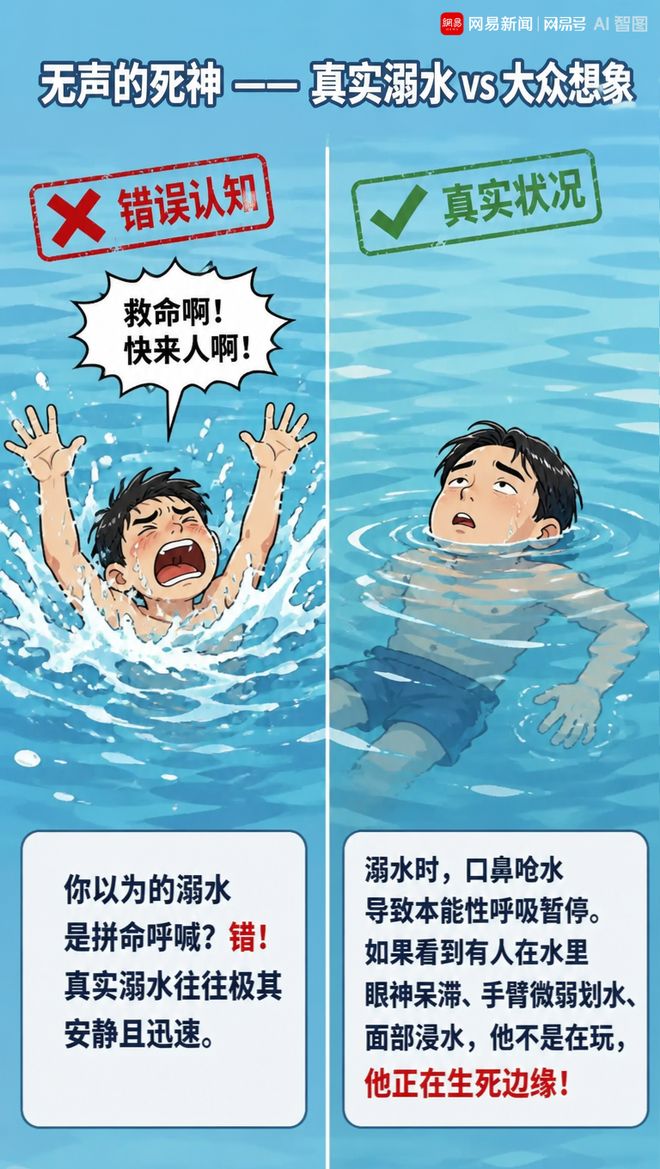 每年约有5.7万人死于溺水！一线救援队长：很多溺水者来不及喊救命，而是安静地沉下去